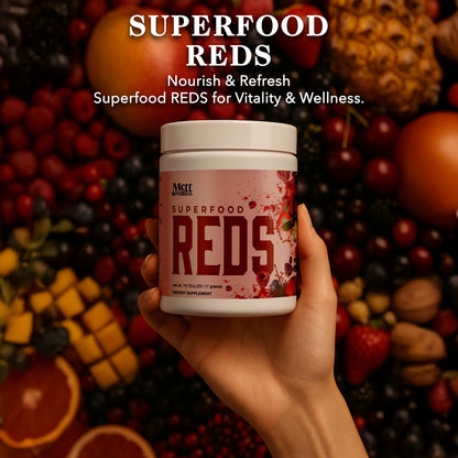 Mett Wellness Superfood REDS | 10.72 oz | With Vitamins A, C & E | Helps Maintain Nitric Oxide Levels | Supports Daily Wellness - dailyvitalstore