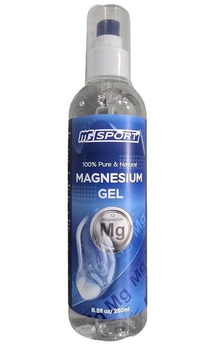 MgSport Magnesium Gel Dead Sea Magnesium - Gentle Topical Gel for Leg Cramps and Muscle Recovery Without Stinging - 20% More Potency Than Magnesium Oil Sprays - 1,000 Pumps - dailyvitalstore