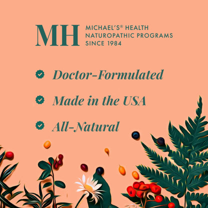 Michael's Health Naturopathic Programs LNG - 120 Vegetarian Tablets - Herbs for Lung and Respiratory Support - Kosher - 40 Servings - dailyvitalstore
