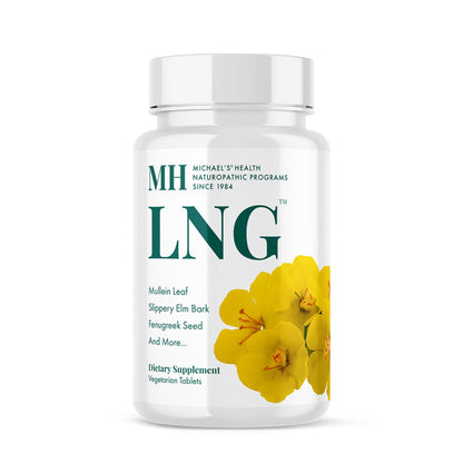 Michael's Health Naturopathic Programs LNG - 60 Vegetarian Tablets - Herbs for Lung and Respiratory Support - Kosher - 20 Servings - dailyvitalstore