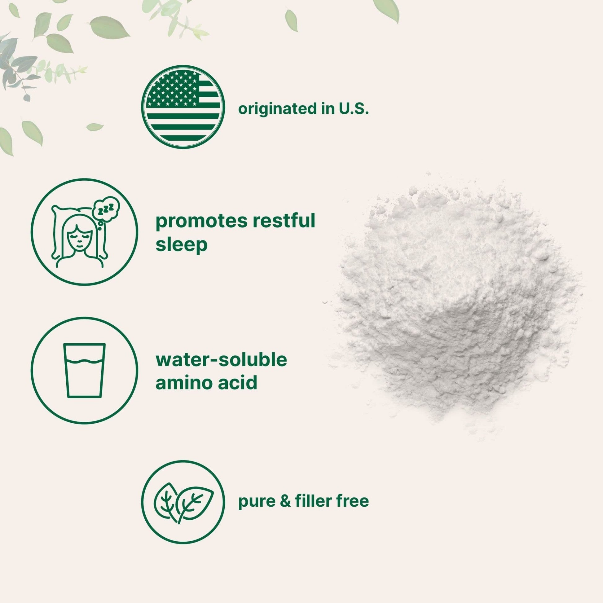 Micro Ingredients Glycine Powder, 1KG (2.2 Pounds), Glycine 1000mg Per Serving, Water Soluble and Products of USA - dailyvitalstore