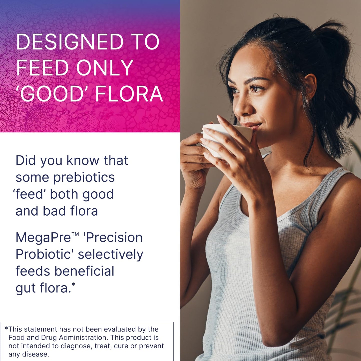 Microbiome Labs MegaPre Prebiotic Fiber Powder for Women, Men & Kids - Pre-Dosed Prebiotic Fiber Supplement Powder with Clinically Tested Oligosaccharides - dailyvitalstore