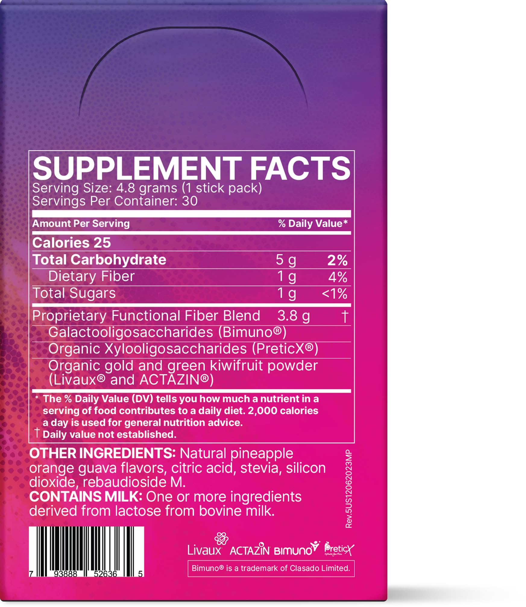 Microbiome Labs MegaPre Prebiotic Fiber Powder for Women, Men & Kids - Pre-Dosed Prebiotic Fiber Supplement Powder with Clinically Tested Oligosaccharides - dailyvitalstore
