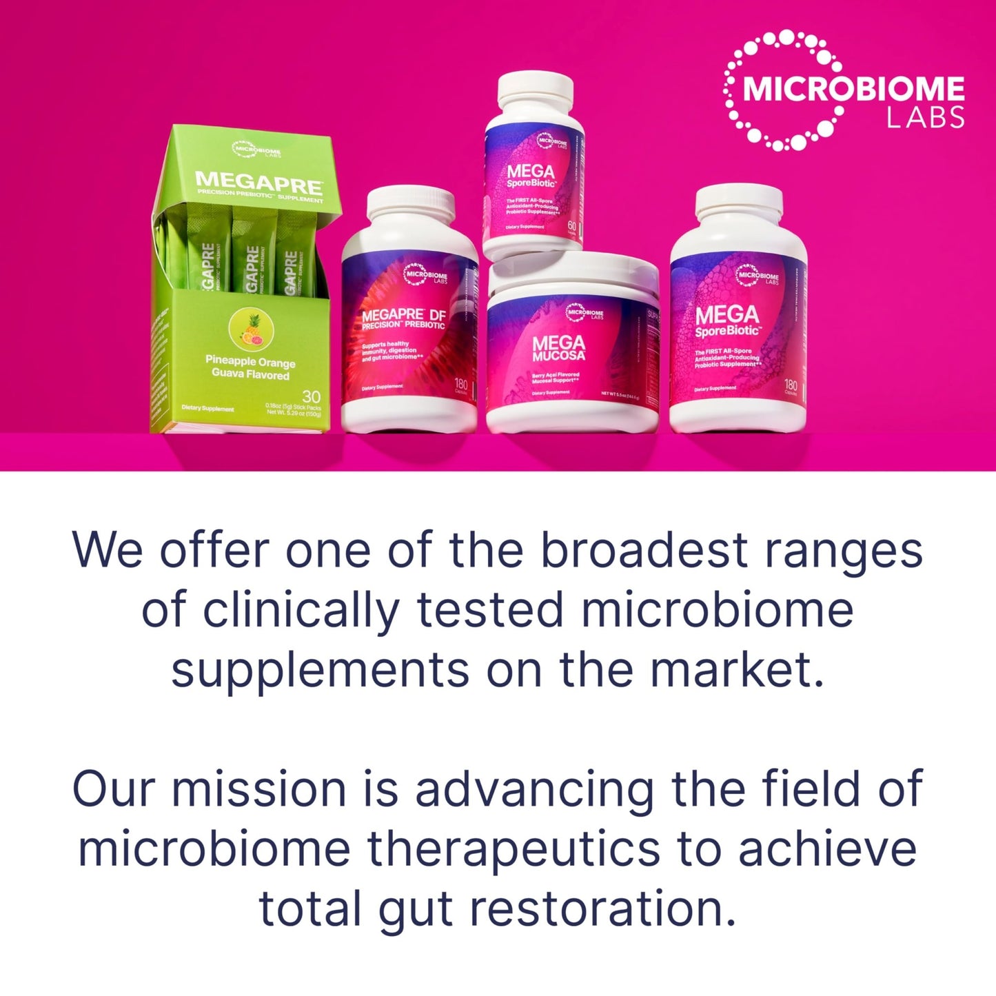 Microbiome Labs MegaSporeBiotic Probiotics for Women & Men - Spore-Based Probiotic for Gut Health & Digestive Support - Shelf-Stable, Travel-Friendly, - dailyvitalstore