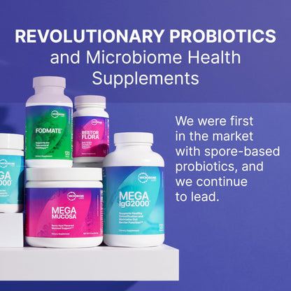 Microbiome Labs MegaSporeBiotic Probiotics for Women & Men - Spore-Based Probiotic for Gut Health & Digestive Support - Shelf-Stable, Travel-Friendly, - dailyvitalstore