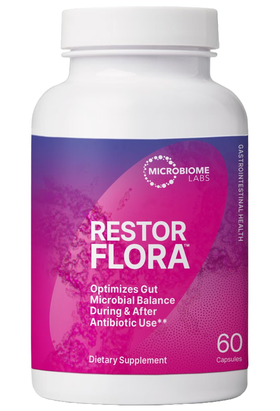 Microbiome Labs Restorflora Probiotics for Digestive Health - Gut Health Supplements with Dual Action Probiotics for Women & Men - dailyvitalstore