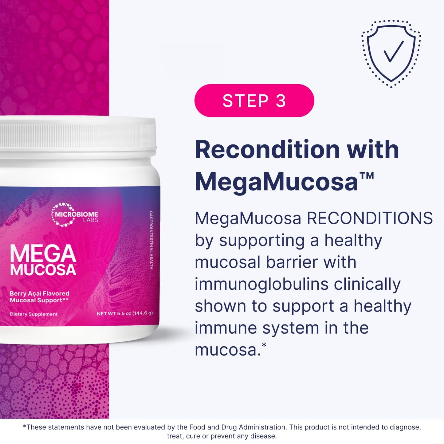 Microbiome Labs Total Gut Restoration Kit (Powder) - 3-Product Gut Health Spore Based Probiotic, Prebiotic Powder & Mucosal Immunoglobulin + Amino Acids Supplement - dailyvitalstore