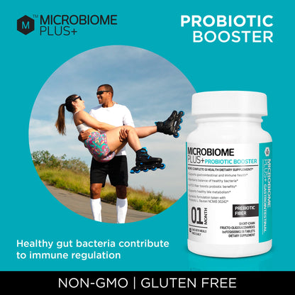 Microbiome Plus Prebiotics scFOS Prebiotic Fiber, Boosts Probiotic Benifits, GI Digestive Supplements, Allergy Safe and Gluten-Free - dailyvitalstore
