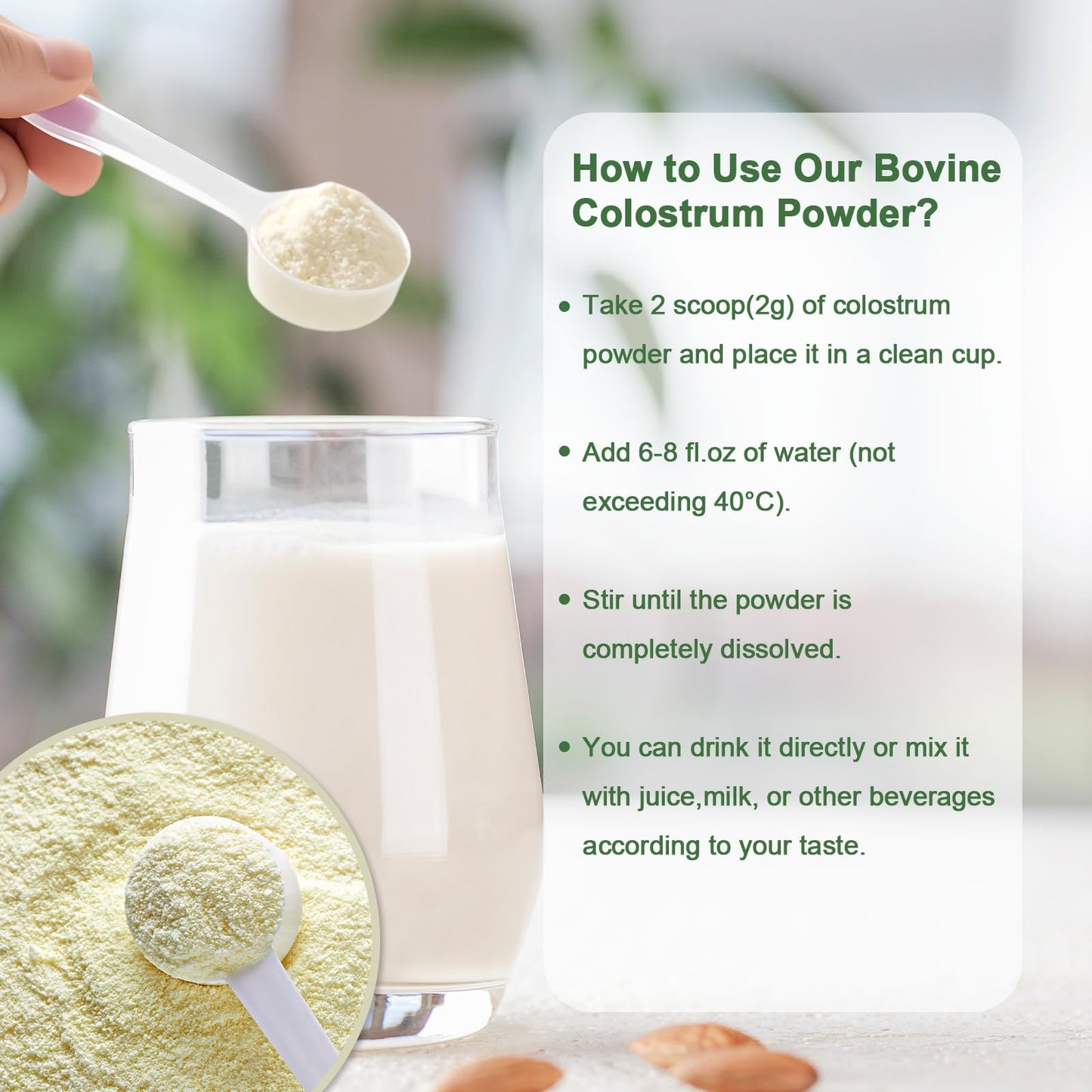MICYDELAS Bovine Colostrum Supplement Powder 50% IgG Premium Bovine Colostrum for Gut Health Support, Immune Support, Muscle Recovery & Overall Wellness, Grass Fed, Non-GMO, Unflavored, 60 Servings - dailyvitalstore