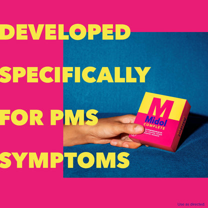 Midol Complete Menstrual Pain Relief Caplets, 40 Count - Provides Cramp, Headache, and Bloating Relief - dailyvitalstore