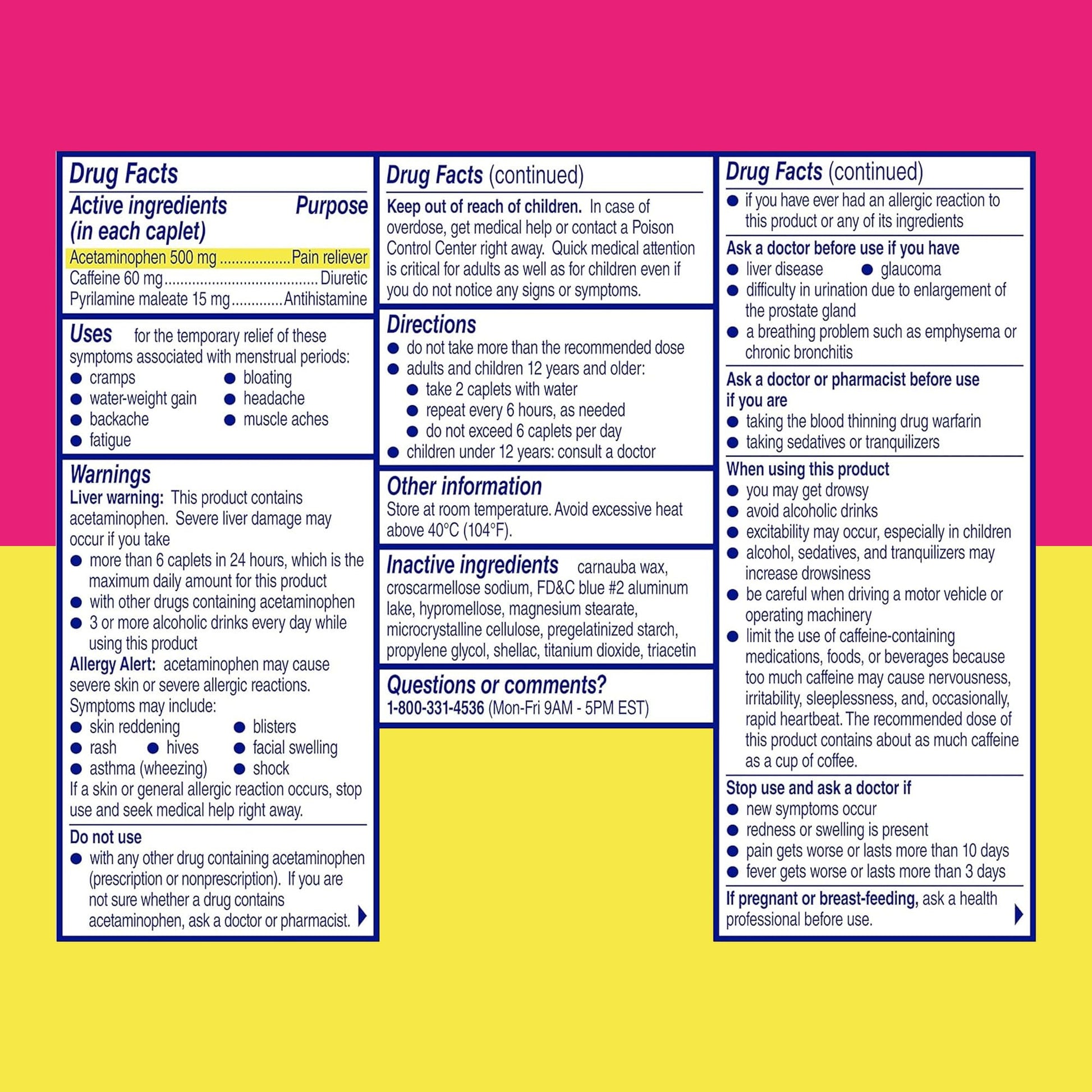 Midol Complete Menstrual Pain Relief Caplets, 40 Count - Provides Cramp, Headache, and Bloating Relief - dailyvitalstore