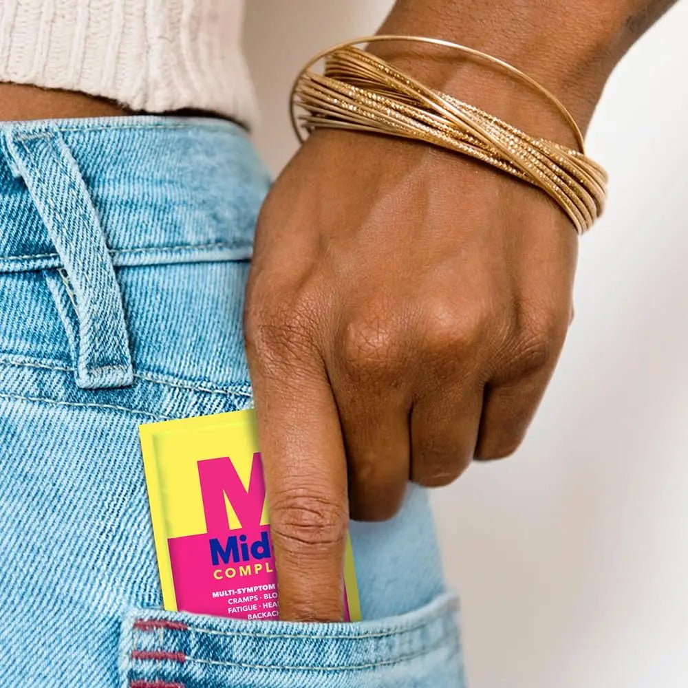 Midol Woman-on-The-Go Period Essentials Complete On The Go Menstrual Pain Relief Caplets, 50ct (25 Pouches of 2) & U by Kotex Balance Ultra Thin Pads Regular Absorbency 50ct - dailyvitalstore
