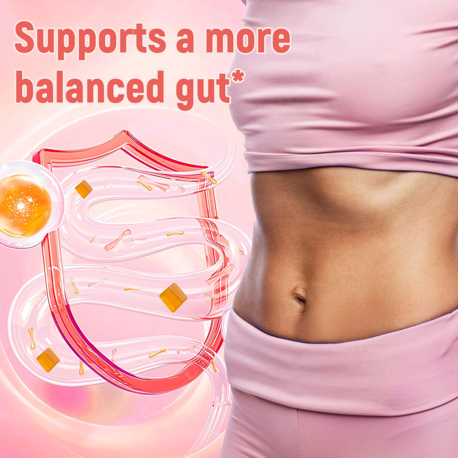 Migcopat 10G Fiber Gummies for Adults with Vitamins C, D, B3, B5 - Digestive & Gut Health Gummies with 30 Billion CFU Probiotics Blend, Inulin, ACV, Magnesium, Zinc - dailyvitalstore