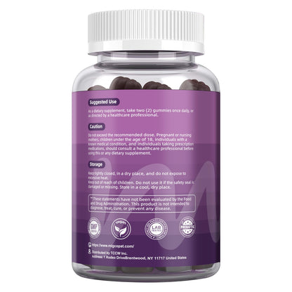 Migcopat Pre Post Probiotics Gummies, Probiotic Prebiotic Postbiotic Digestive Enzymes with Fiber, 120 Billion CFU Probiotics Complete Gut Support, Sugar Free - dailyvitalstore