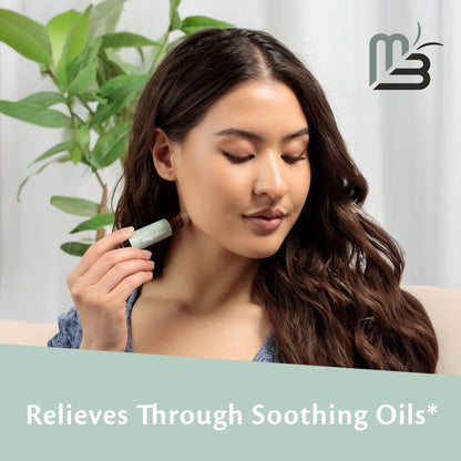 MigraFew Aromatherapy Migraine Roll On | Compact Headache Relief with Cooling Metal Roller for Head Tension and Pressure, Made with Peppermint, Spearmint and Lavender Essential Oils (Pack of 2) by M3 - dailyvitalstore