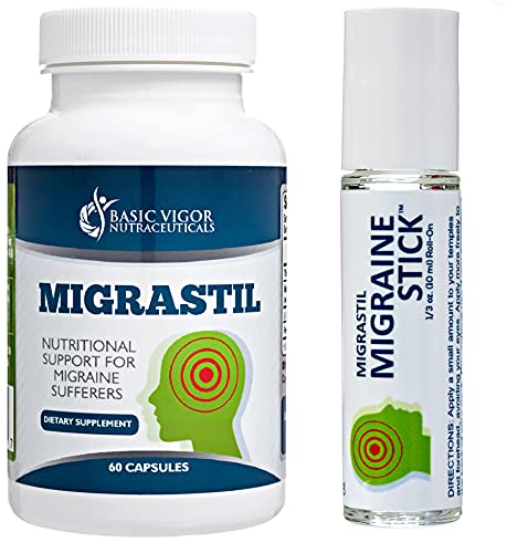 Migraine Stick & Migrastil Migraine Relief Capsules Bundle - dailyvitalstore