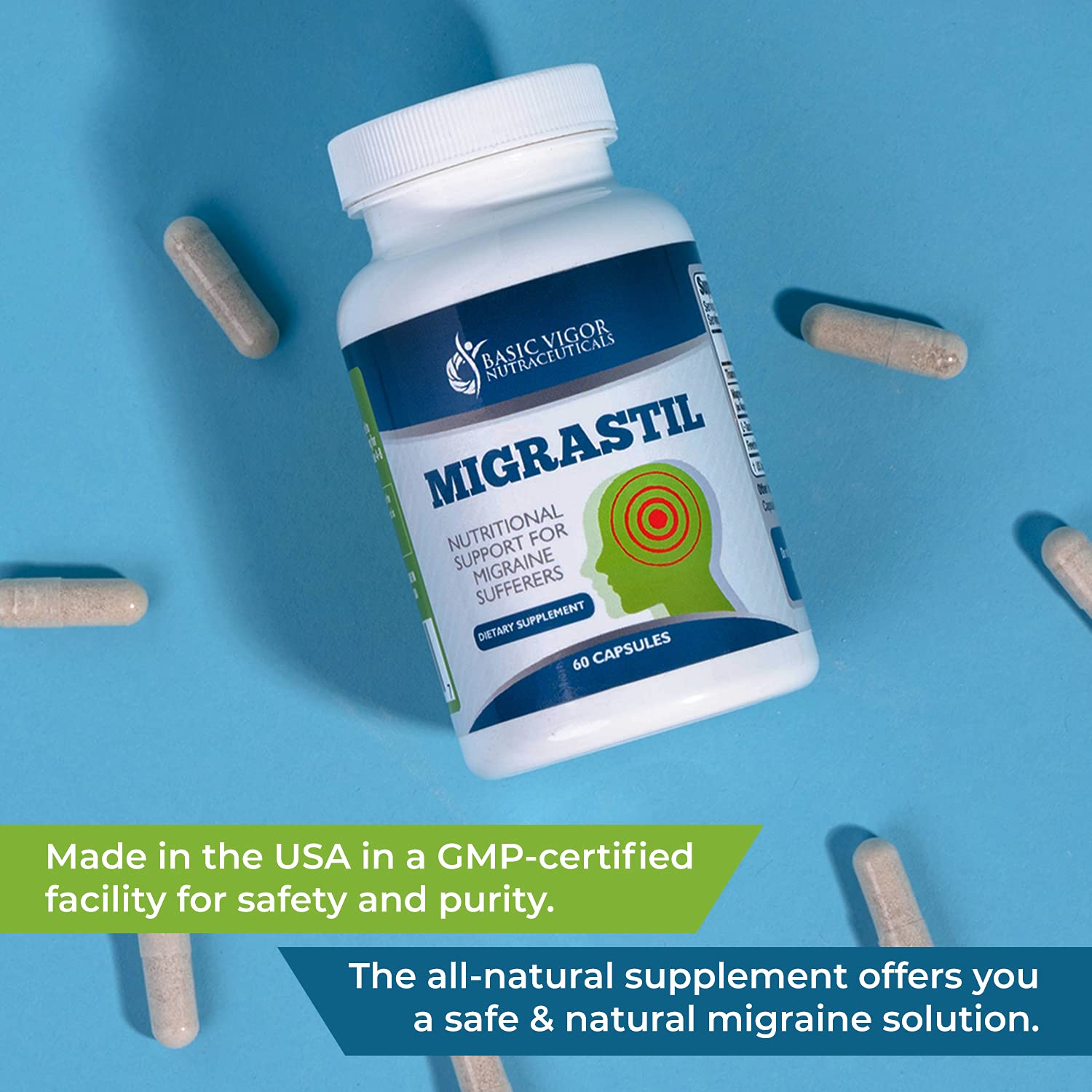 Migraine Stick & Migrastil Migraine Relief Capsules Bundle - dailyvitalstore