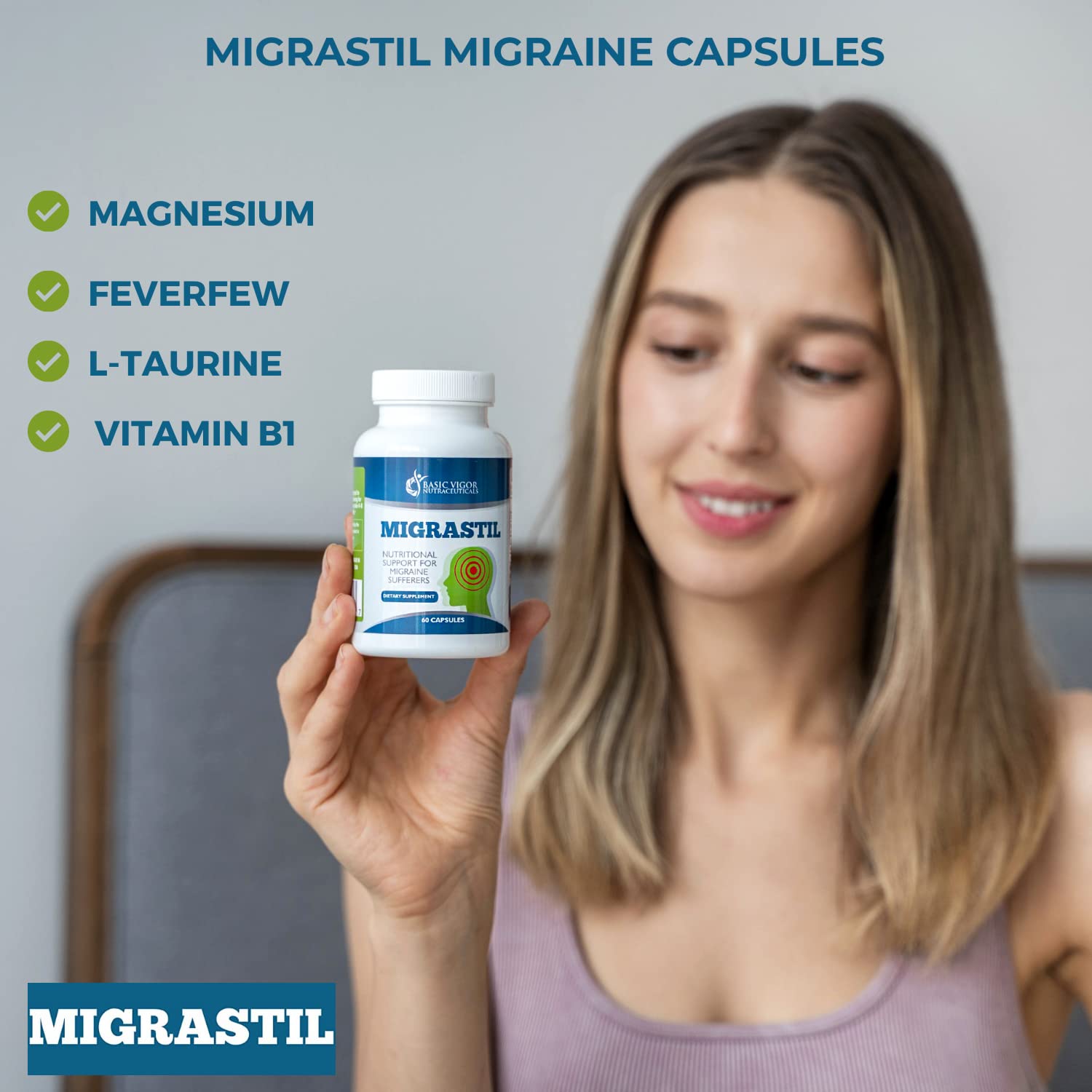 Migraine Stick & Migrastil Migraine Relief Capsules Bundle - dailyvitalstore