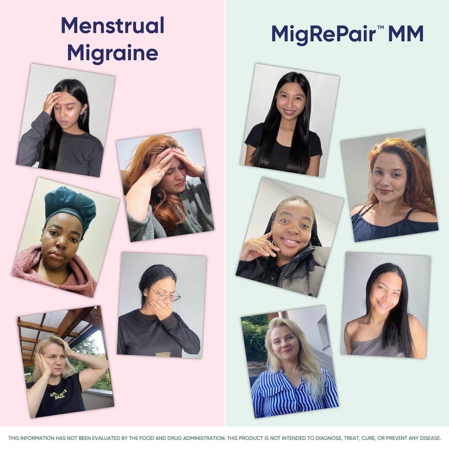 MigRePair MM Bottle of 60 - Doctor Formulated Natural Herbal Migraine Supplement for Women, Menstrual Migraine Relief, Hormonal Migraine Support with Feverfew, White Willow Bark Pine Bark & Grape Seed - dailyvitalstore