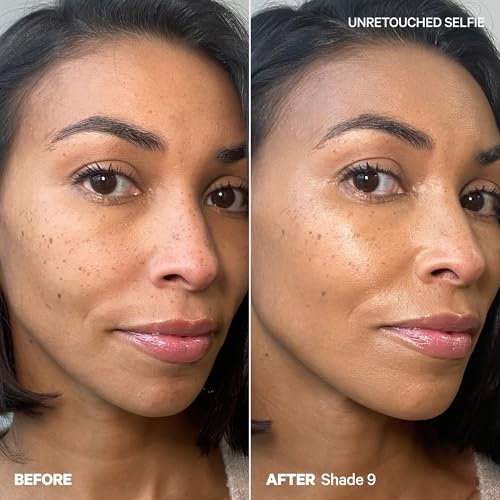 Milk Makeup Hydro Grip Hydrating Gel Skin Tint – 12HR Lightweight Buildable Coverage with Hyaluronic Acid for Natural Dewy Finish – Non-Comedogenic – 9 Medium Tan w/Warm Undertones, 1oz - dailyvitalstore