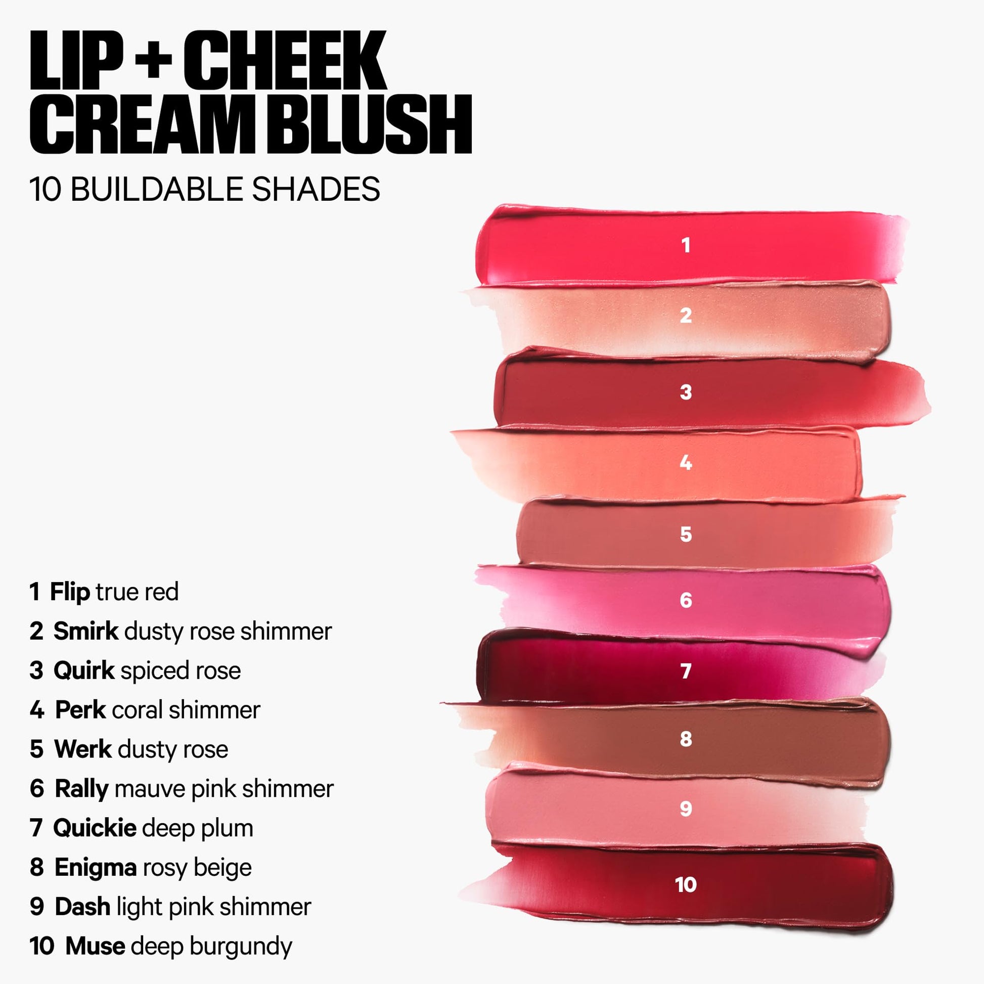 Milk Makeup Lip + Cheek Stick – Buildable Cream Blush + Lip Color w/Hydrating Mango Butter + Avocado Oil for a Natural Flush – Long-Lasting, Multiuse, Vegan Formula – Werk (Dusty Rose), 0.21 oz - dailyvitalstore