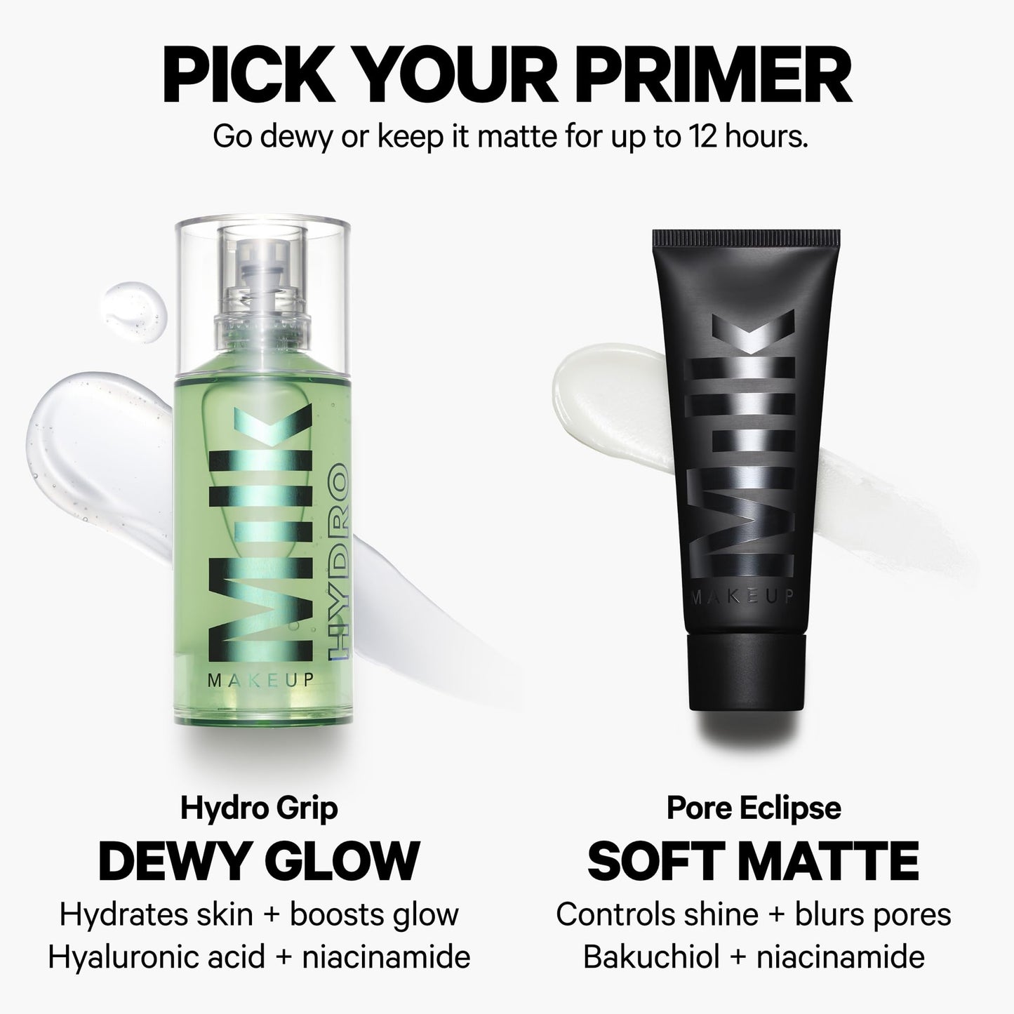 Milk Makeup Pore Eclipse Mattifying Primer – Blurs Pores, Controls Shine + Holds Makeup for Up to 12 Hours – Creates a Smooth, Even Base for a Soft, Long-Lasting Matte Finish – 0.68 oz - dailyvitalstore