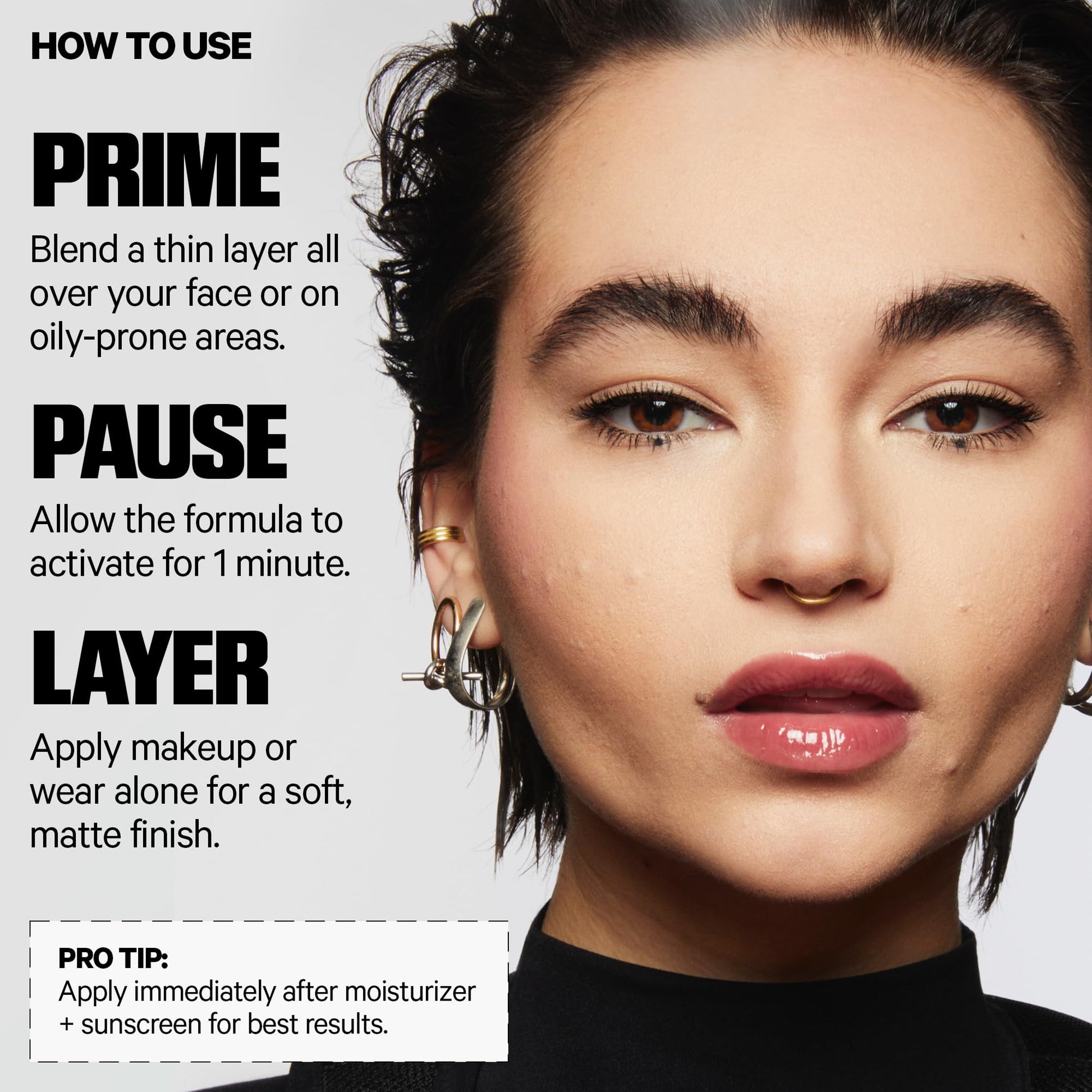 Milk Makeup Pore Eclipse Mattifying Primer – Blurs Pores, Controls Shine + Holds Makeup for Up to 12 Hours – Creates a Smooth, Even Base for a Soft, Long-Lasting Matte Finish – 0.68 oz - dailyvitalstore