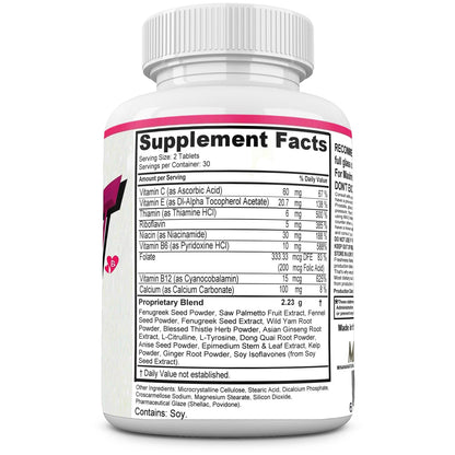 MINANATURALS Bust Blast Loaded Increase Breast Size Fast. Female Breast Enhancement - Bigger Boobs and Butt Pills. 60 Tablets - dailyvitalstore