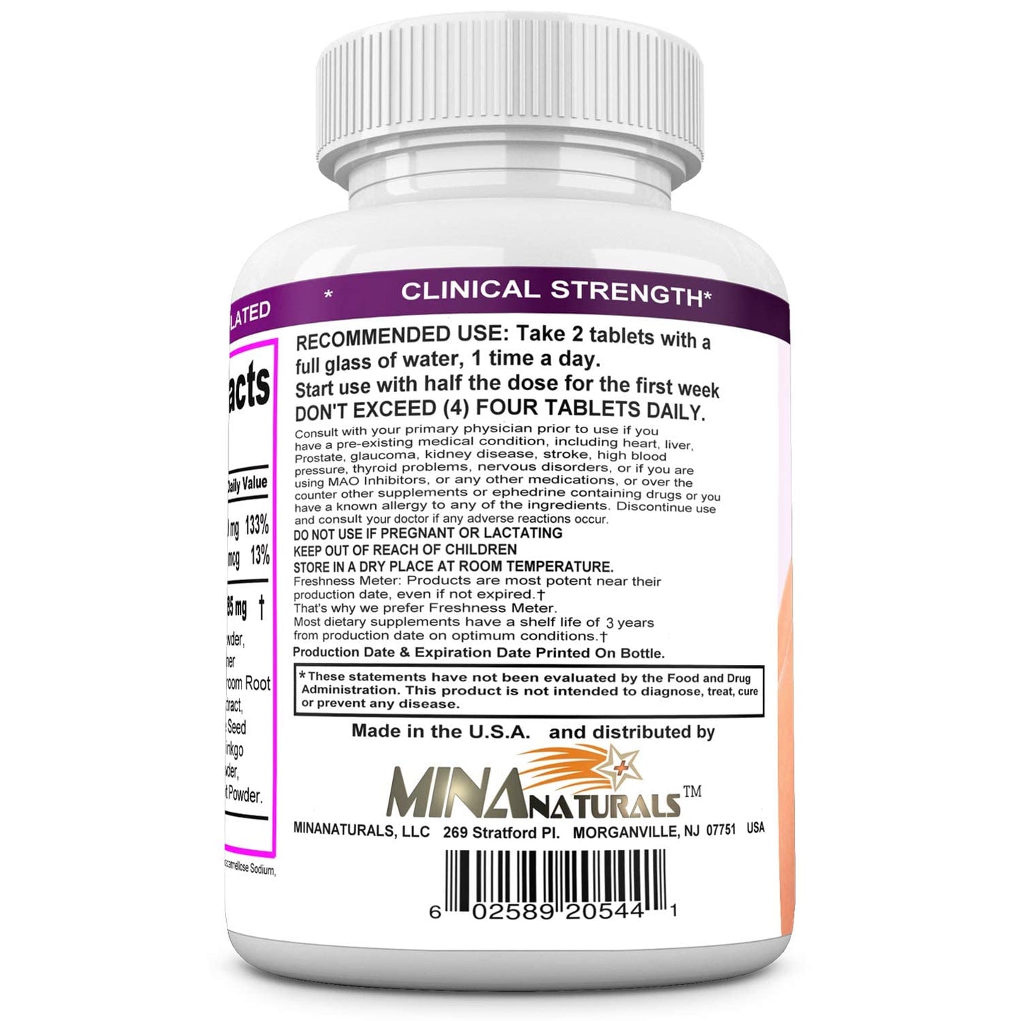 MINANATURALS VARICOSOLVE The Natural Supplement for Leg Veins. 60 Tablets - dailyvitalstore