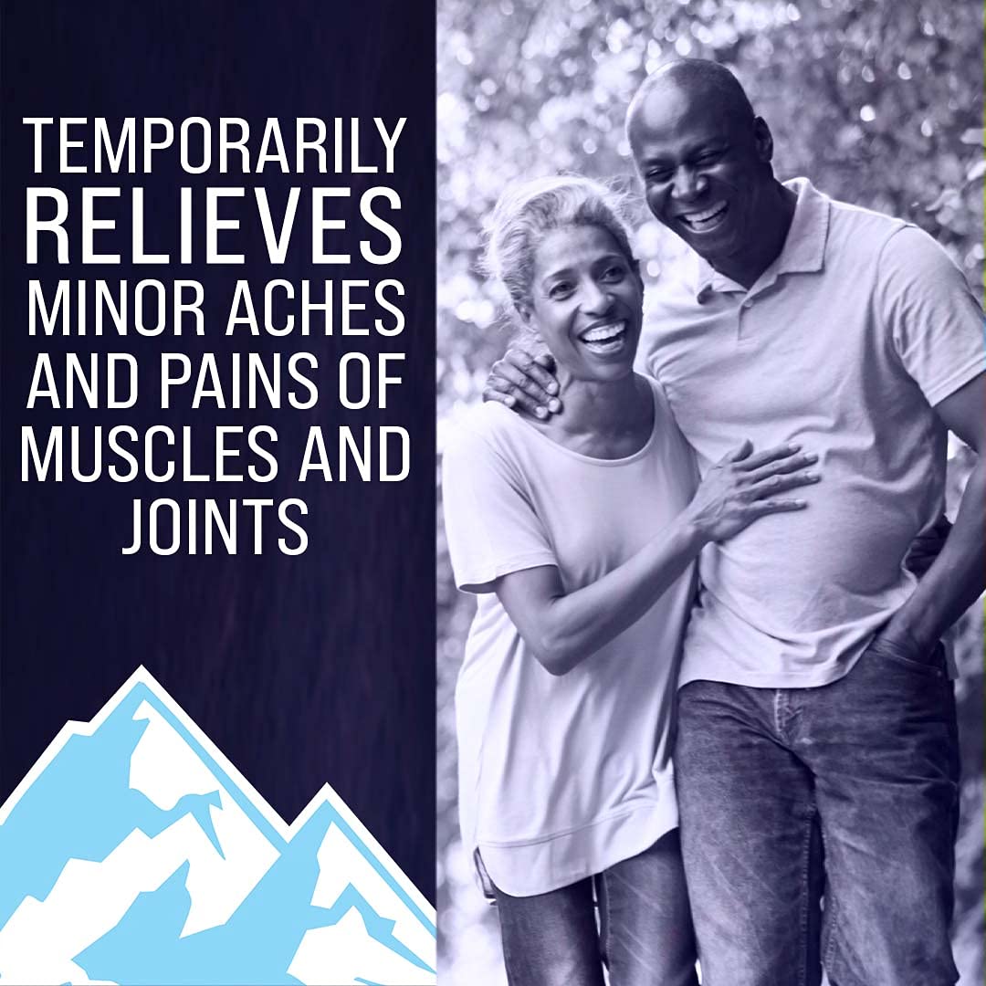 Mineral Ice Original Therapeutic Menthol Pain Relief Gel. Greaseless with "Deepcold" Pain Reliever. Provides Cooling & Penetrating Relief for Arthritis, Simple Backache, Strains & Sprains (8 Ounce) - dailyvitalstore