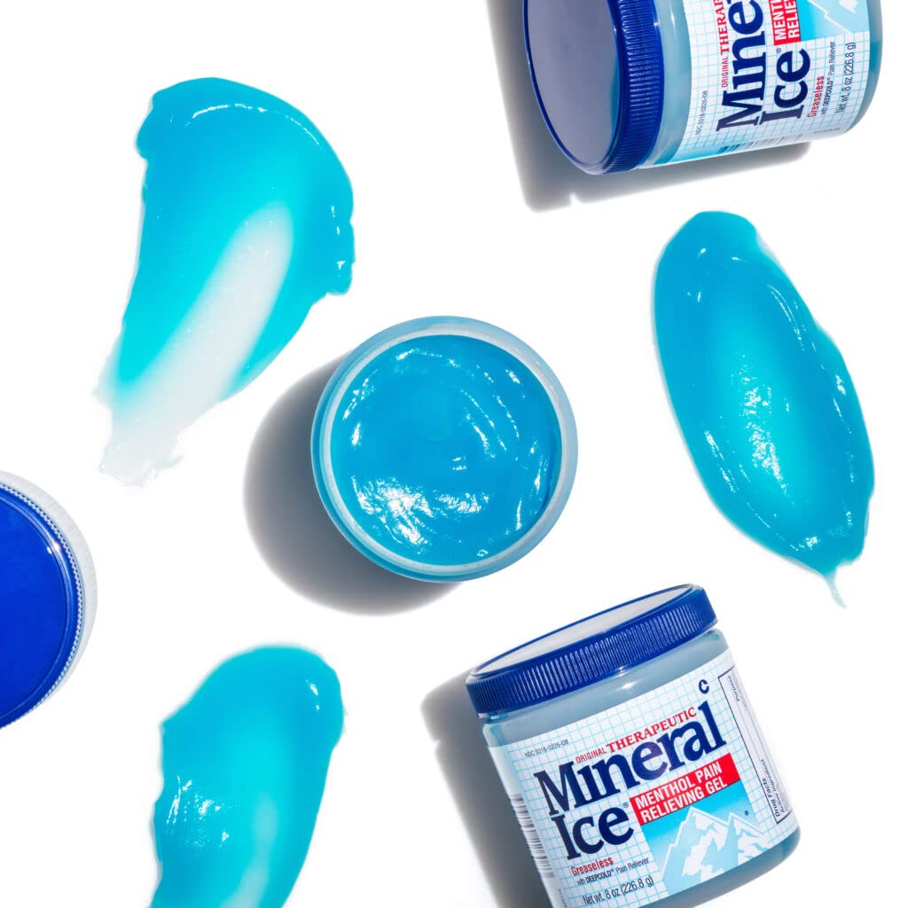 Mineral Ice Pain Relieving Gel - 8 oz, Pack of 4 - dailyvitalstore