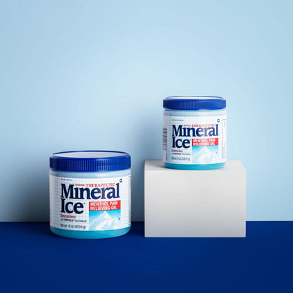 Mineral Ice Pain Relieving Gel - 8 oz, Pack of 4 - dailyvitalstore