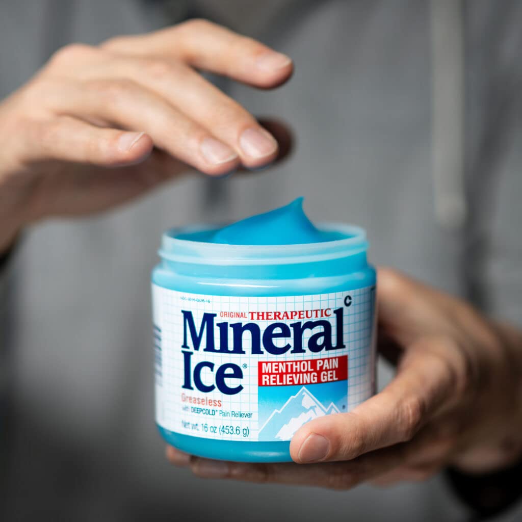 Mineral Ice Pain Relieving Gel - 8 oz, Pack of 4 - dailyvitalstore