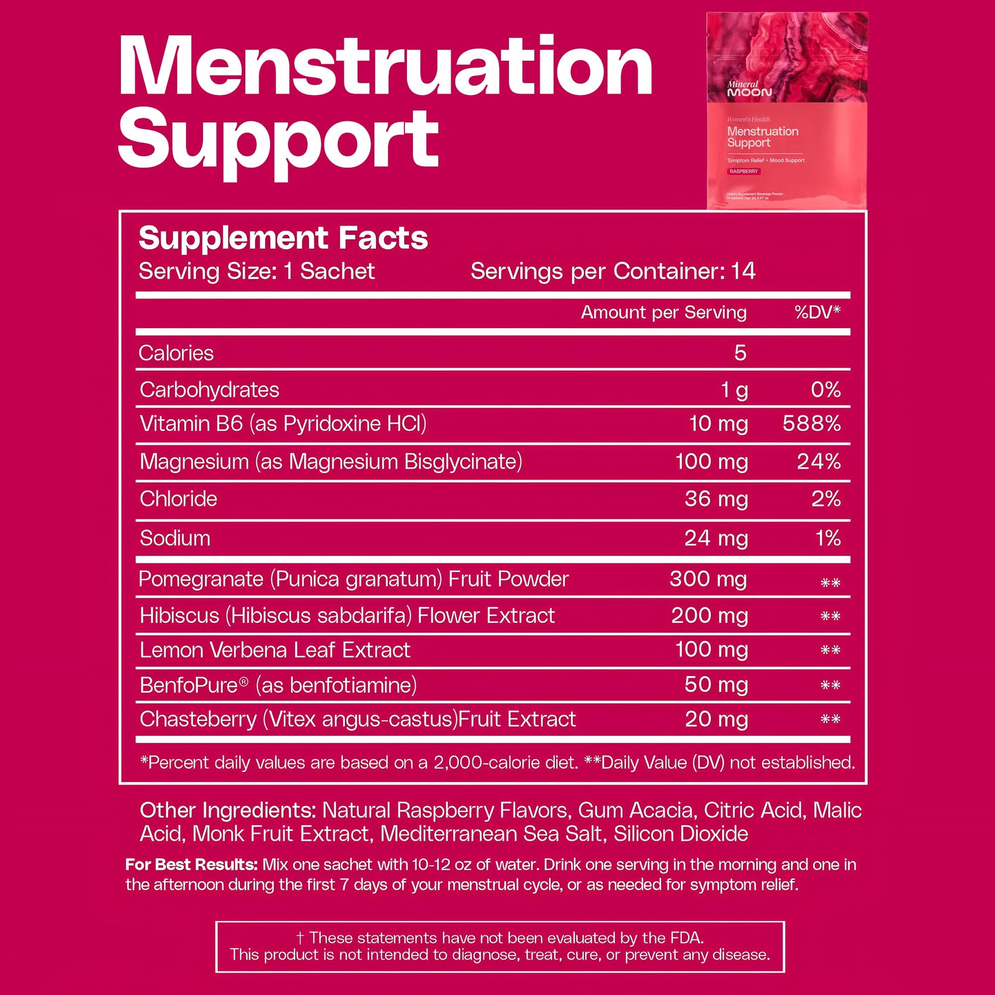 Mineral Moon Hormonal Support Bundle - Menstrual Supplement + Cycle Support - Aid Ovulation, Hormonal Balance & PMS Support - Reduce Period Cramps & Fatigue - Antioxidant Ovarian Support Vitamins - dailyvitalstore