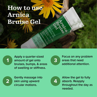 Miracle Plus Arnica Bruise Relief Gel + Magnesium Leg Relief Cream Bundle - dailyvitalstore