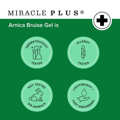 Miracle Plus Arnica Bruise Relief Gel + Magnesium Leg Relief Cream Bundle - dailyvitalstore