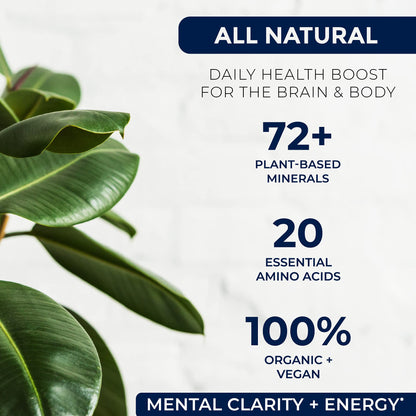Miracles of Health Liquid Chelated Minerals - Organic Humic Fulvic Mineral Blend - 72+ Plant-Based Minerals, 20 Essential Amino Acids - 100% Natural - 1 Month Supply, 32 fl. oz - dailyvitalstore