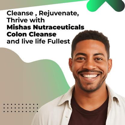 Mishas Nutraceutical Colon Cleanse - Relief from Gas and Bloating, Supports Gut Health with Magnesium, Berberine, Vitamin D, Quercetin & More - dailyvitalstore