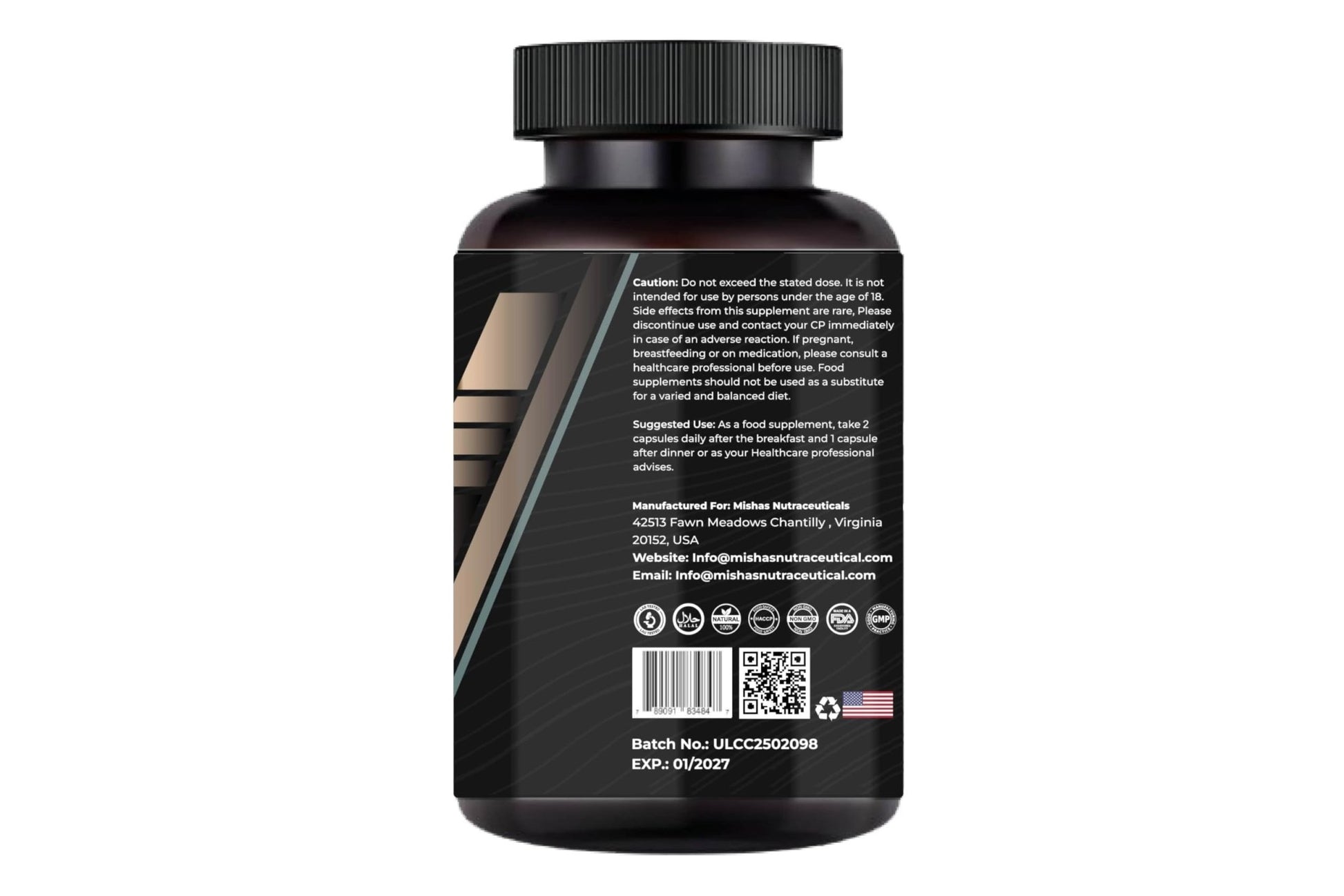 Mishas Nutraceutical Colon Cleanse - Relief from Gas and Bloating, Supports Gut Health with Magnesium, Berberine, Vitamin D, Quercetin & More - dailyvitalstore