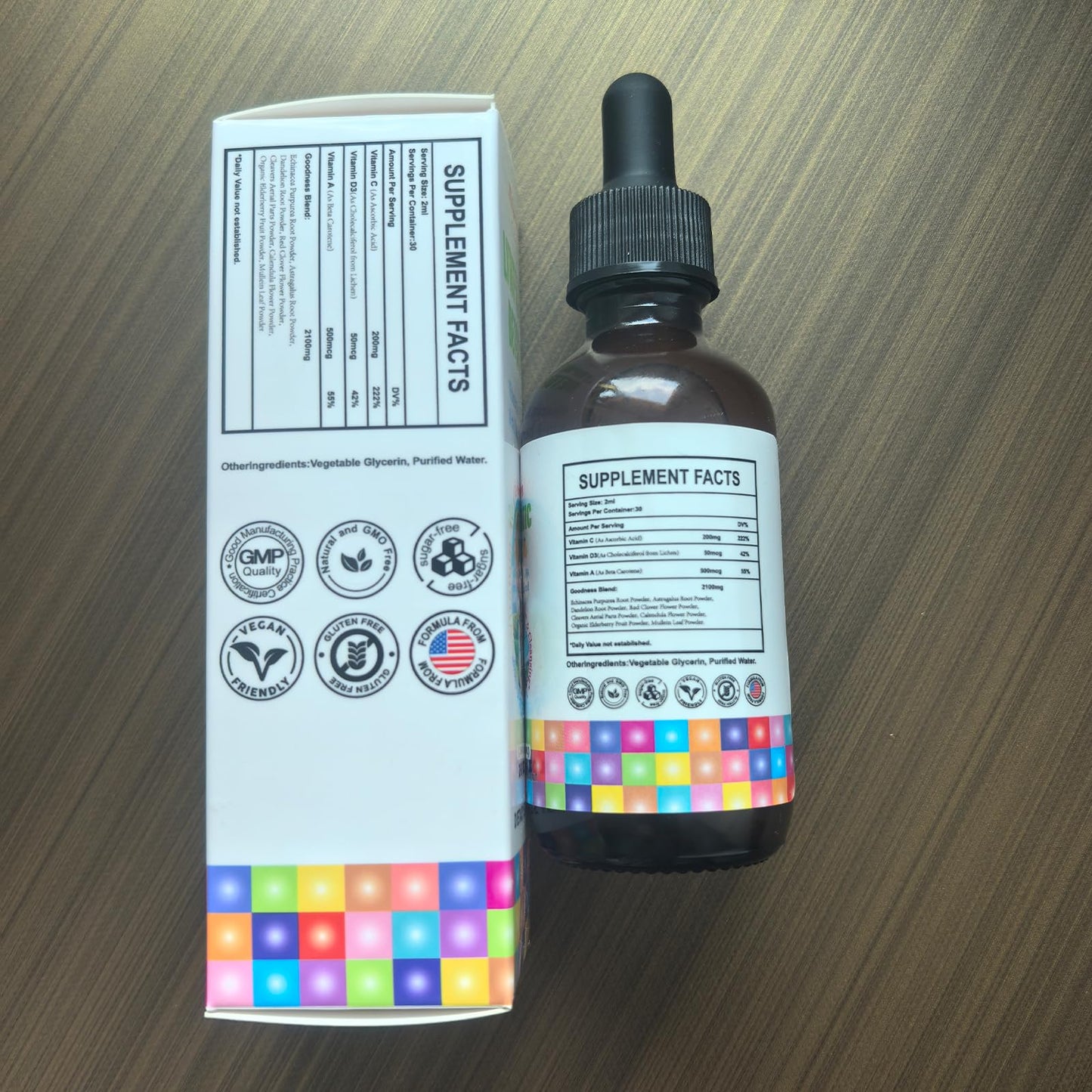 Misyvoing Liposomal Lymphatic Detox & Drainage Drops –Multivitamins A、C、D + Herbal Blend with Elderberry & Echinacea– Supports Lymphatic Drainage, Immune System & Detox - dailyvitalstore