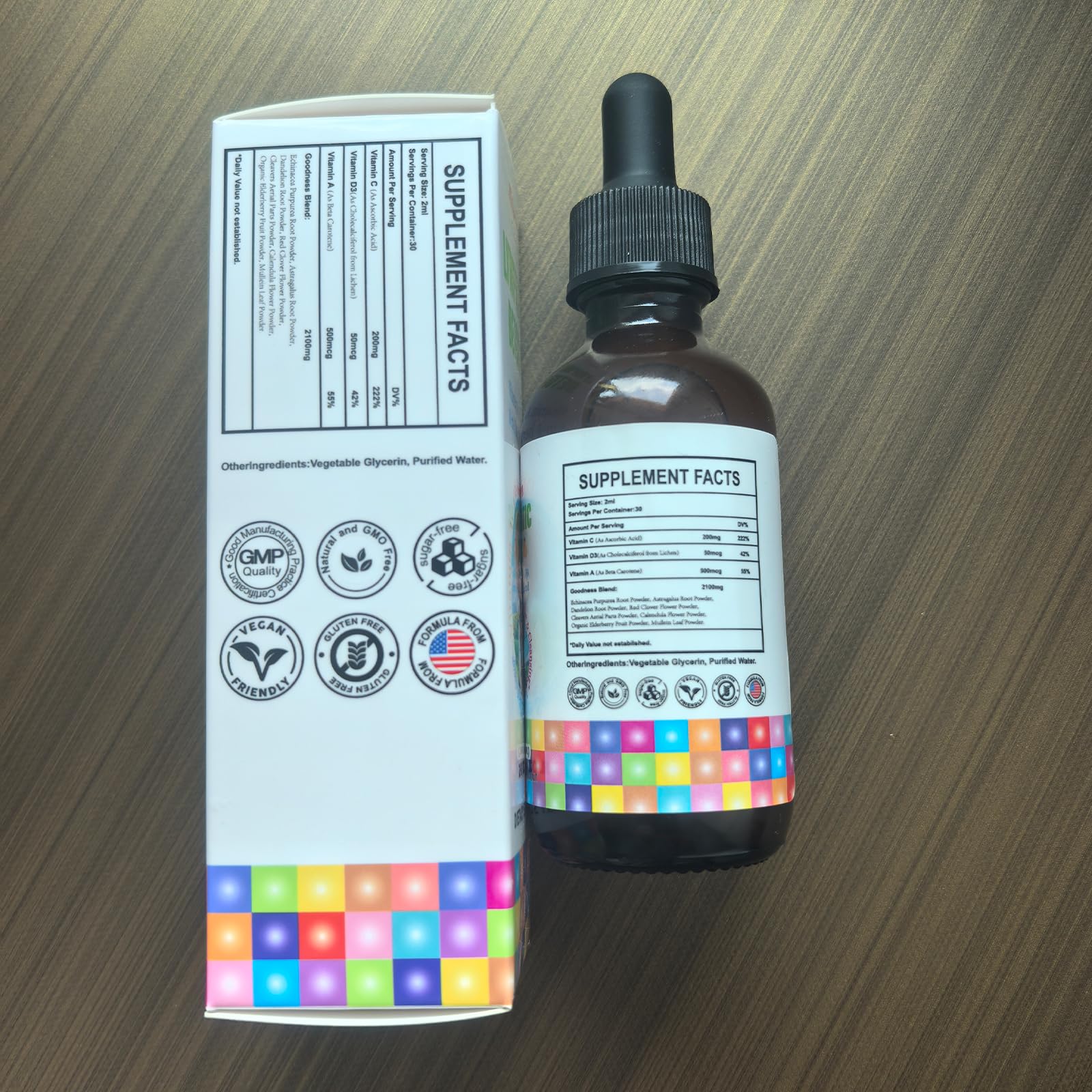 Misyvoing Liposomal Lymphatic Detox & Drainage Drops –Multivitamins A、C、D + Herbal Blend with Elderberry & Echinacea– Supports Lymphatic Drainage, Immune System & Detox - dailyvitalstore