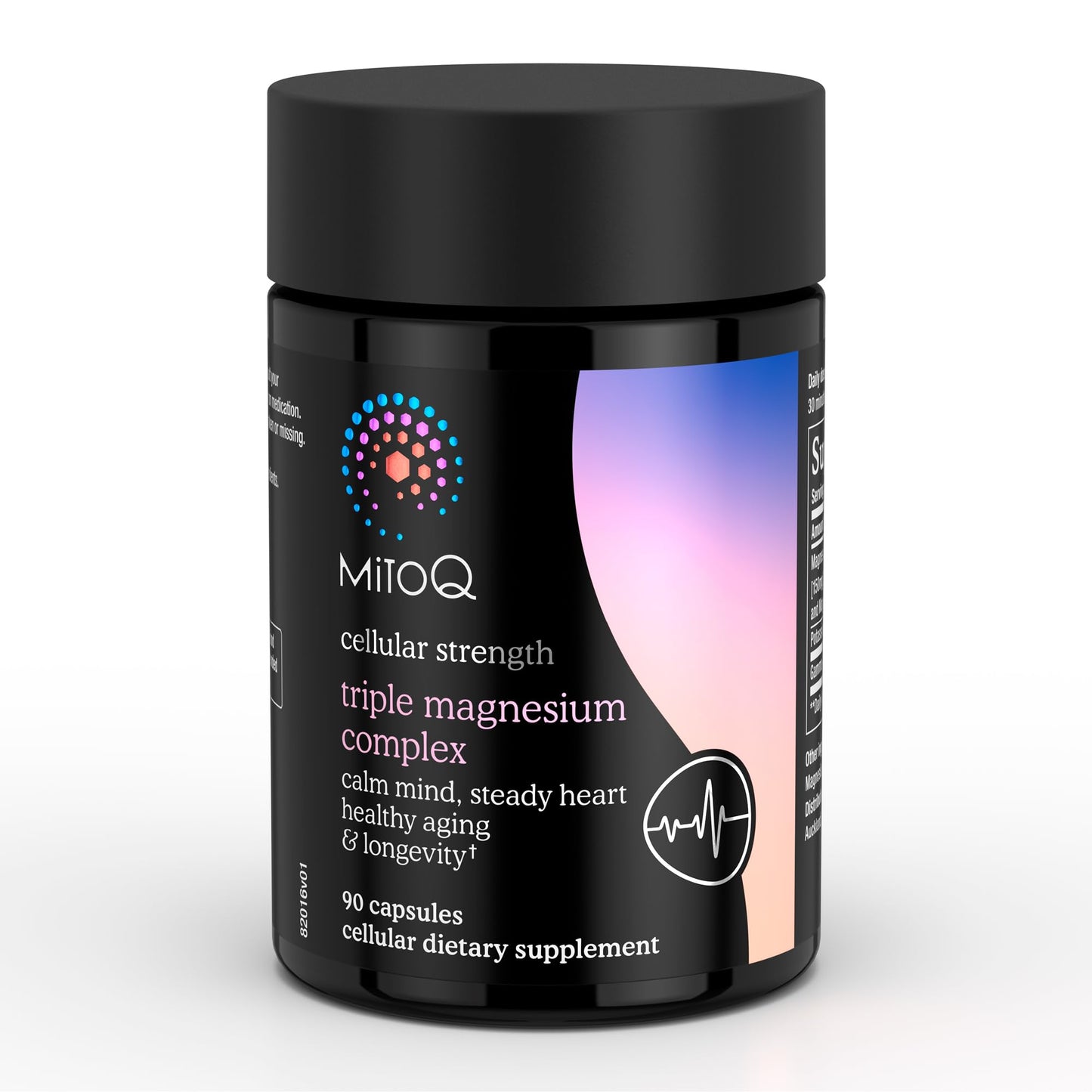 MitoQ Triple Magnesium Complex | Magnesium Glycinate, Taurinate, Oxide with GABA for Heart Health, Stress Management, & Deeper Sleep | High Absorption | 90 Capsules - dailyvitalstore