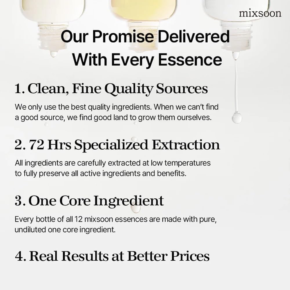 mixsoon Soondy Centella Asiatica Essence-Soothing and Calming for Face, Jeju Island Cica Extracts and Hydrating Formula for Balanced Skin 30ml - dailyvitalstore