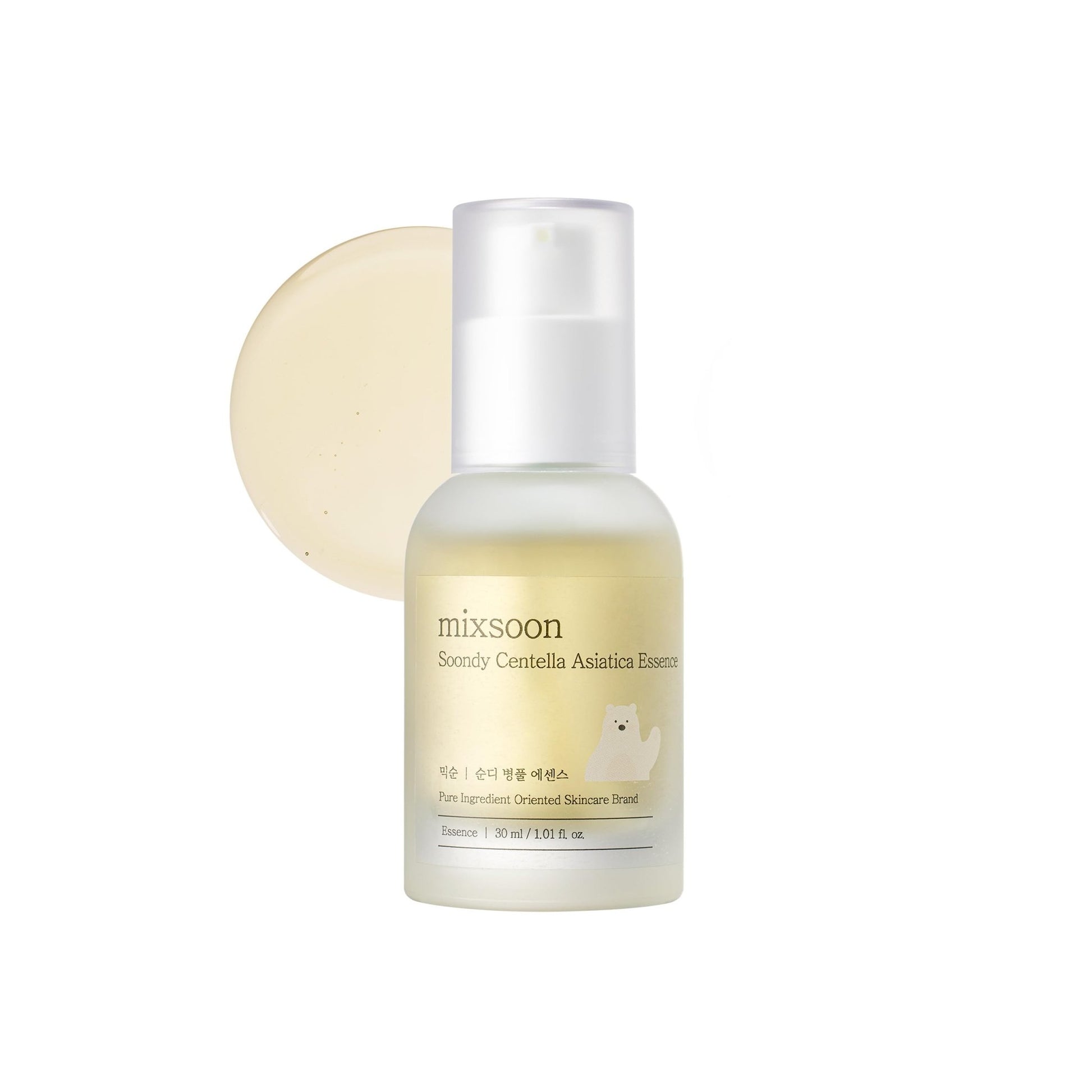 mixsoon Soondy Centella Asiatica Essence-Soothing and Calming for Face, Jeju Island Cica Extracts and Hydrating Formula for Balanced Skin 30ml - dailyvitalstore