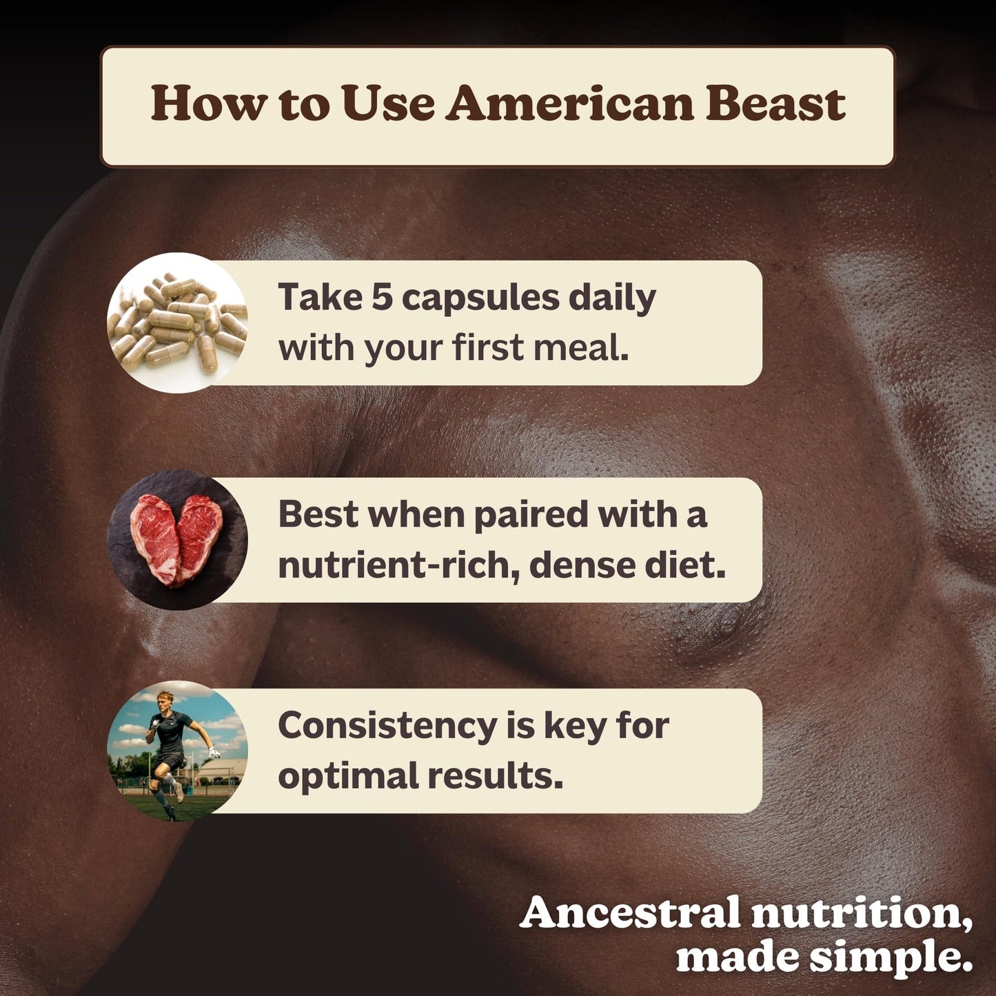 MK Supplements American Beast | Bison Liver & Heart Capsules | ~49x More CoQ10 Than Beef Liver | Regeneratively Raised Bison | 150 Capsules - dailyvitalstore