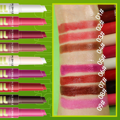 MLSMILE 3 Colors Fat Lip Oil Click Slick,Press Lipstick Set,Moisturizing Lip Balm,High Pigment Glow Lip Oil,Long-lasting,Pigmented Vegan,Lightweight and Glossy Lip Plumper with Coconut Oil-Set A - dailyvitalstore