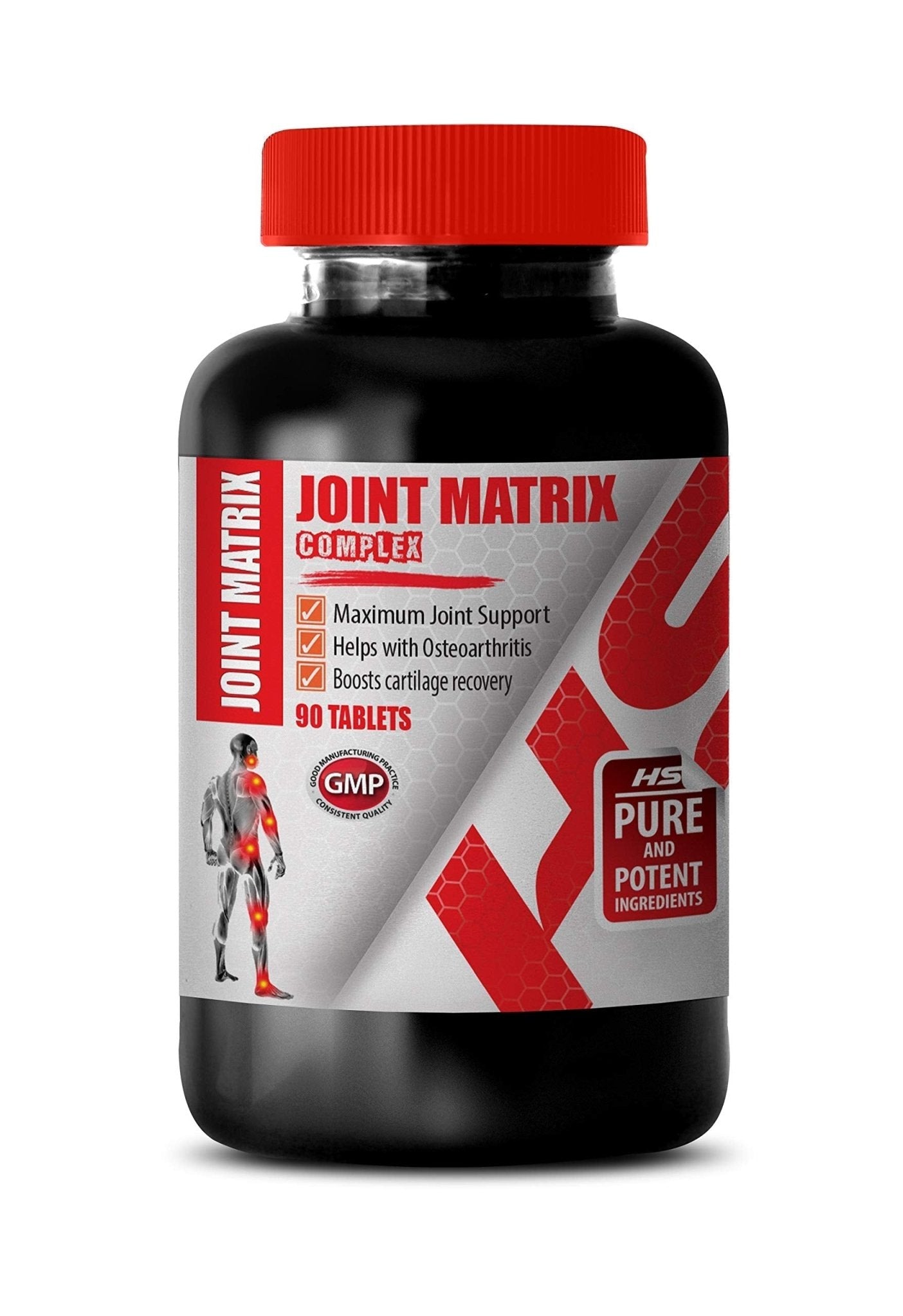Mobility Support - JOINT MATRIX COMPLEX - Active Lifestyle, Wellness Formula, Flexibility Blend, Joint Nutrition, Structural Support, Motion Formula, Natural Joint Support 1 Bottle 90 Capsules - dailyvitalstore