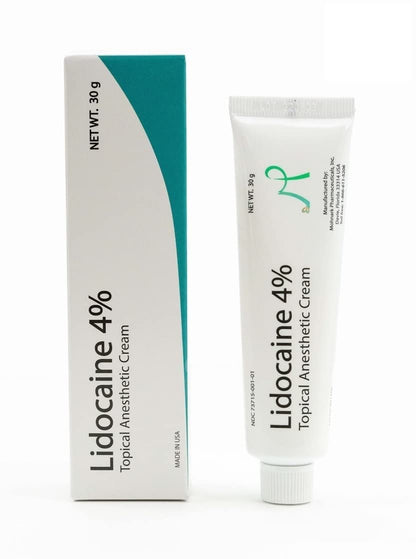 MOHNARK Lidocaine 4% Numbing Cream – Topical Anesthetic for Muscle & Joint Pain, Itch & Sunburn Relief – Fast-Acting, Non-Greasy, Odor-Free – with Vitamin E – 1 oz Tube – Compare to LMX - dailyvitalstore