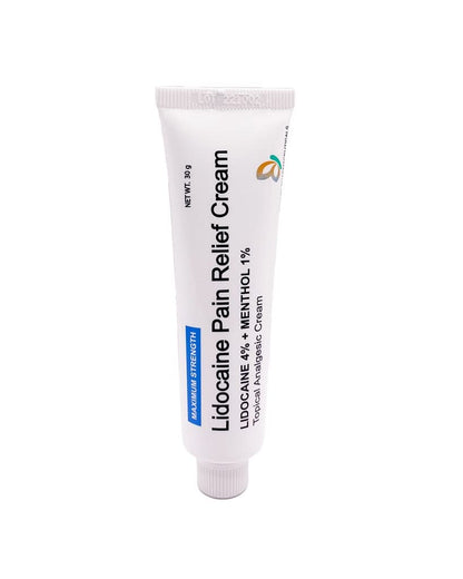 MOHNARK Pain Relief Cream with Lidocaine 4% and 1% Menthol | Includes Vitamin E | Numbs Away Pain Faster | Non-Greasy - dailyvitalstore