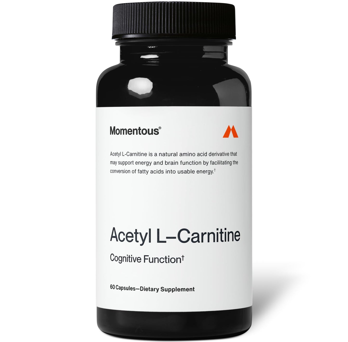 Momentous Acetyl L-Carnitine - Brain Function & Cognitive Support Supplement - Boosts Mental Clarity & Energy Production - dailyvitalstore